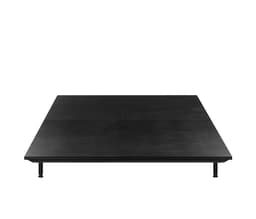 Base de cama queen size Pani - Negro