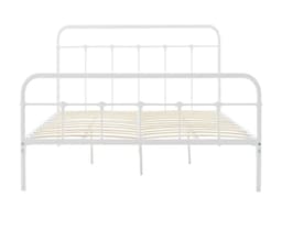 Cama queen size Young - Blanco