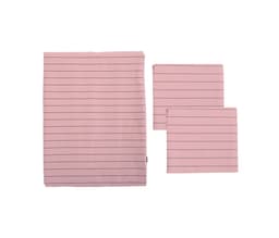 Juego para duvet algodón Raita king size - Rosa