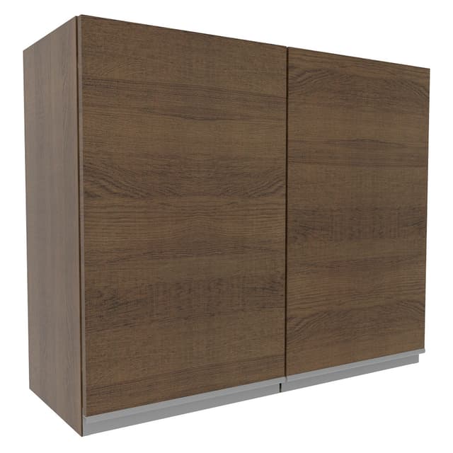 Alacena Glamy 80 cm con 2 puertas - Nogal