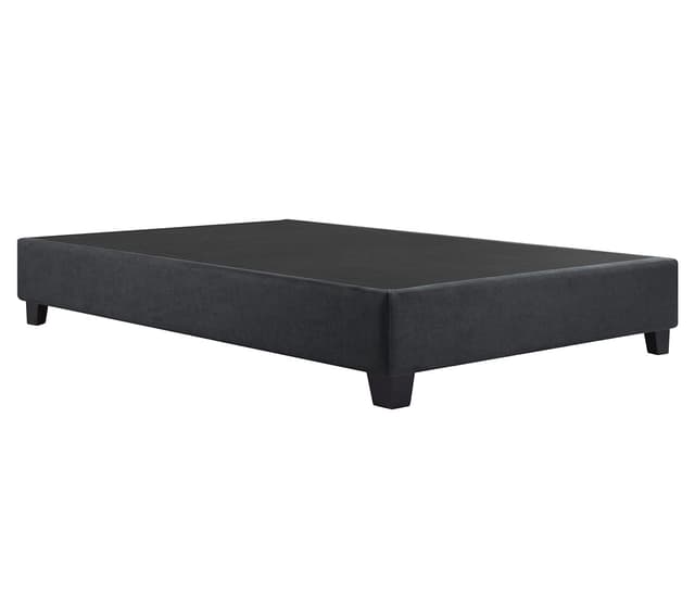 Base de cama queen size Alva- Gris oscuro