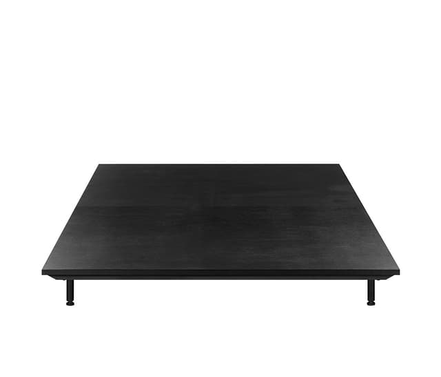 Base de cama queen size Pani - Negro