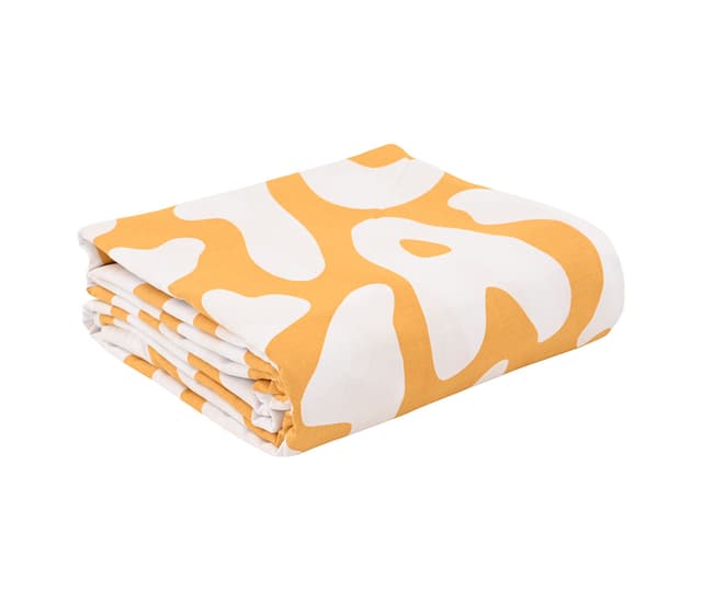 Funda para duvet Paraíso king size - Mostaza