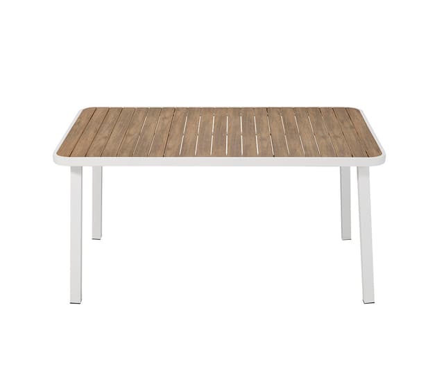 Mesa de comedor Portofino 150 cm encino - Blanco