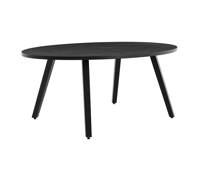 Mesa de comedor ovalada Xocos - Negro