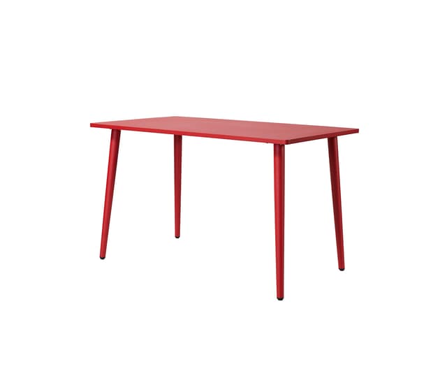 Mesa de comedor para exterior Torino - Rojo