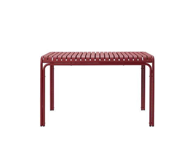 Mesa para exterior Bastos 120 cm - Rojo