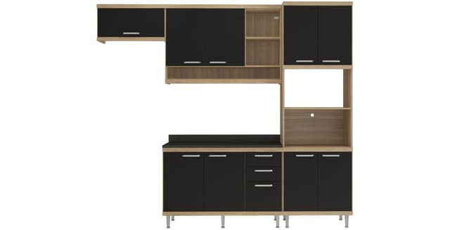 Mueble de cocina Cabrican B - Negro