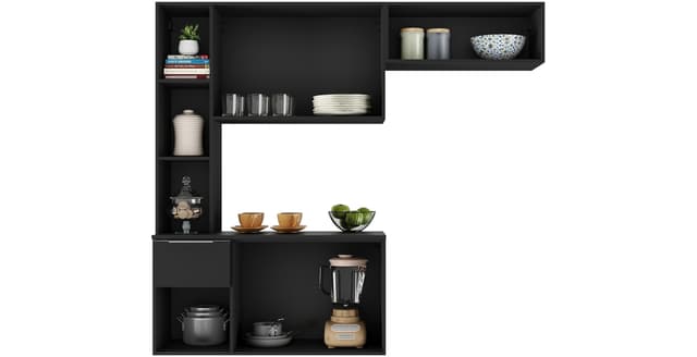 Mueble de cocina Guazacapán - Negro