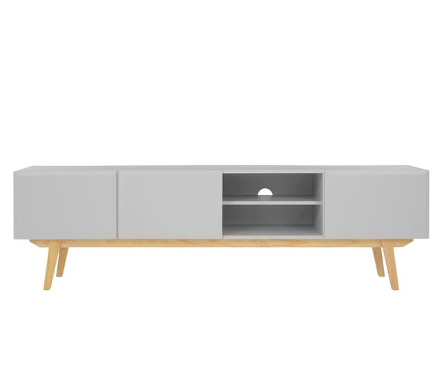 Mueble de tv Cuauhtémoc 200 cm - Gris claro