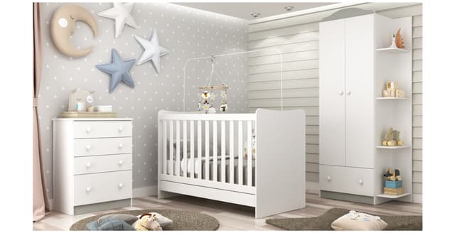 Set de cuarto infantil Providencia - Blanco