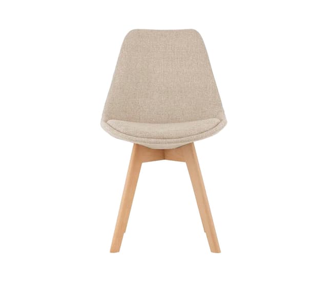 Silla Benitu tapizada - Beige