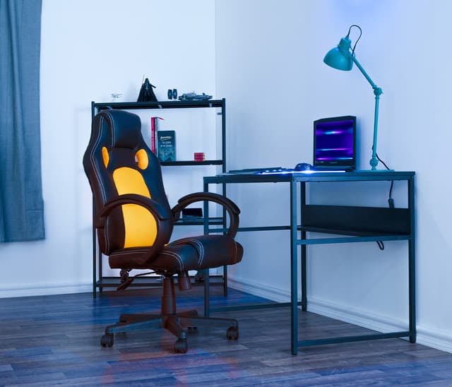 Silla gamer Contra - Amarillo