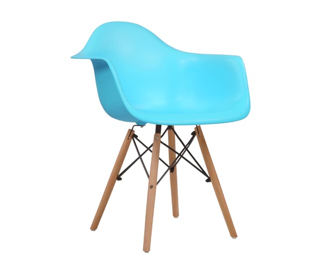 Silla réplica Eames Armchair - Azul