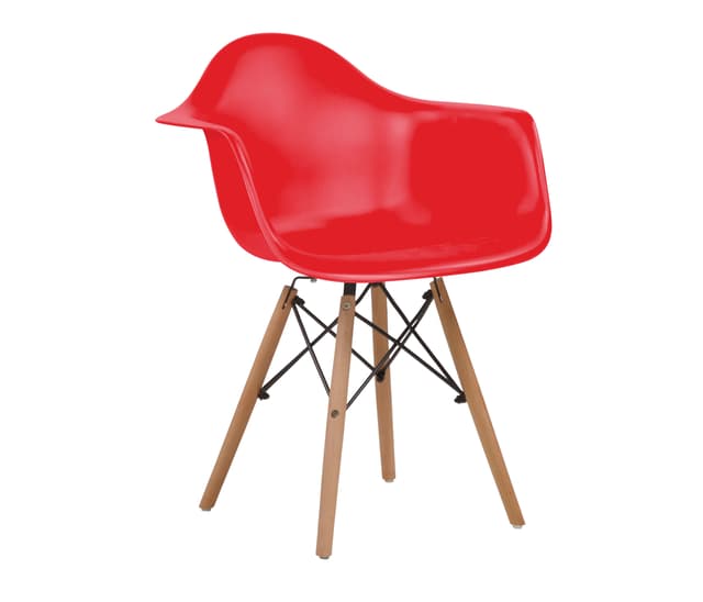 Silla réplica Eames Armchair - Rojo