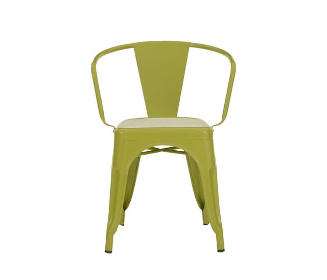 Silla Tolix con brazos A - Verde