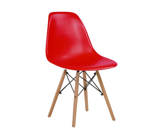 Silla réplica Eames - Rojo