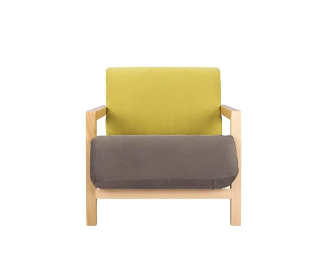 Sillón Duo - Verde con Gris Oscuro