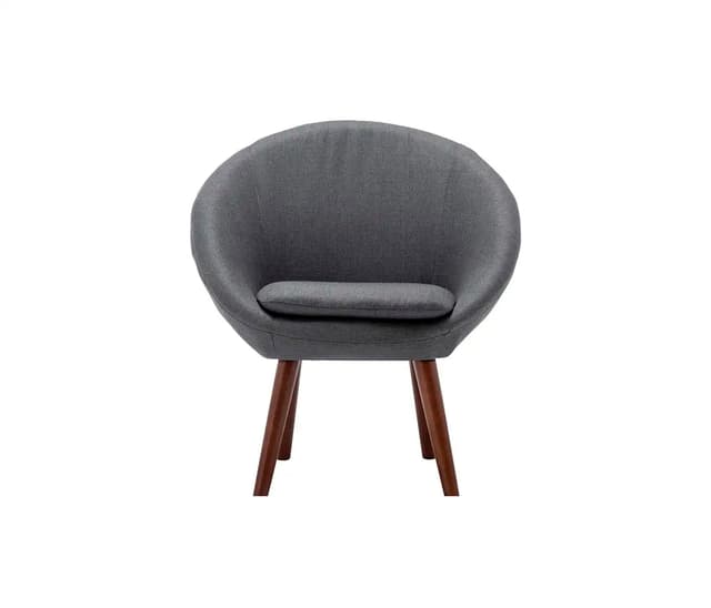 Sillón Zacatelco nogal - Gris oscuro