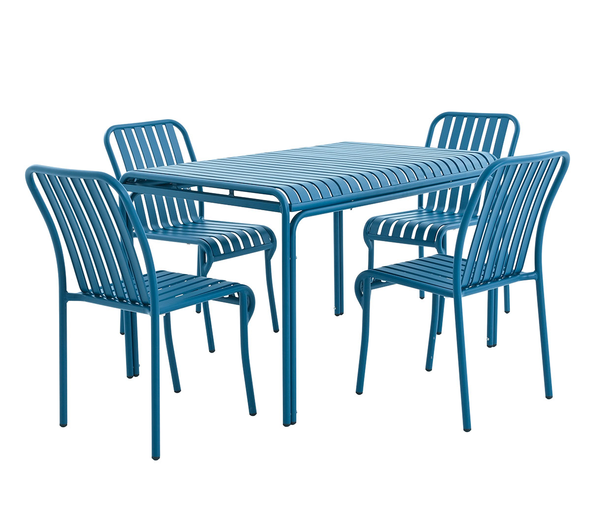 Conjunto de exterior mesa y 4 sillas TELGAR 3