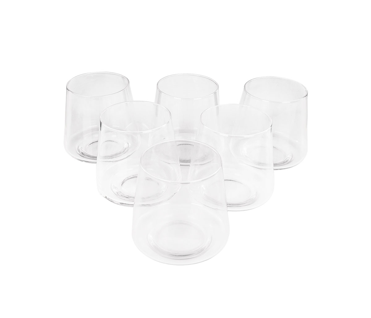 Juego de 6 vasos Salvatierra 340 ml - Transparente